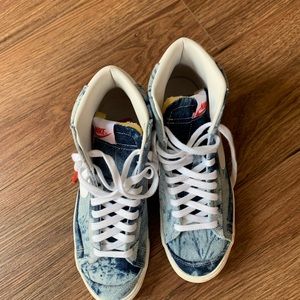 Women Denim Nike Blazers